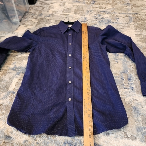 Ted Baker Endurance blue long sleeve button down shirt. 15.5. - Picture 7 of 14